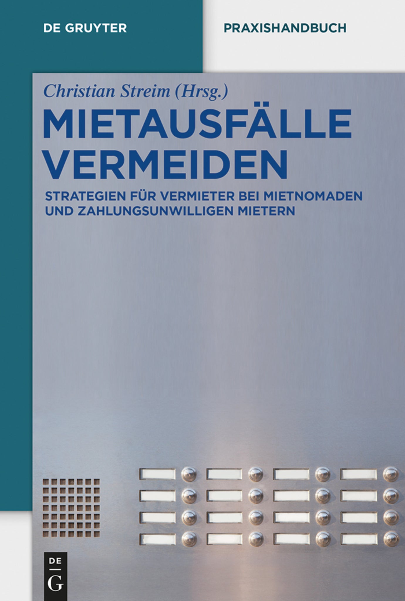 Cover image for Mietausfälle vermeiden ISBN 9783110261752