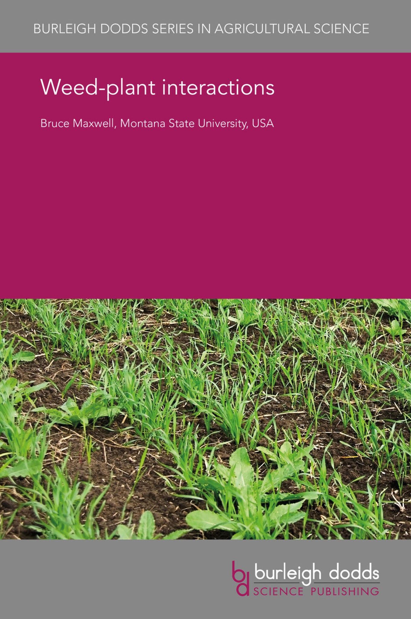 Cover image for Weed-plant interactions ISBN 9781838794248