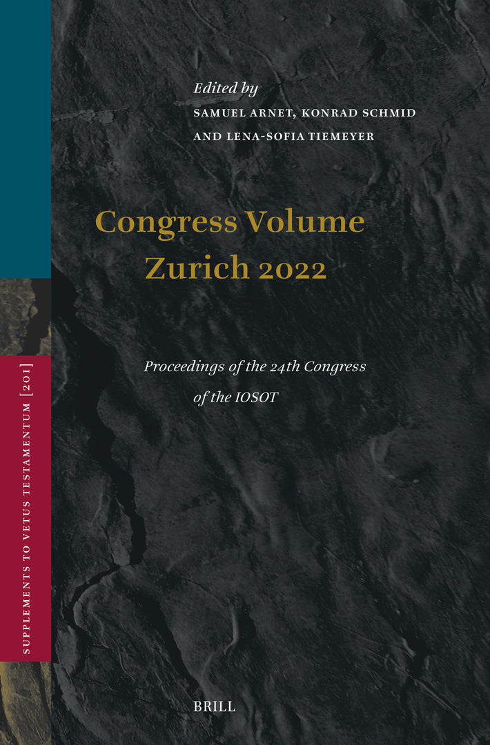 Cover image for Congress Volume Zurich 2022 ISBN 9789004740464