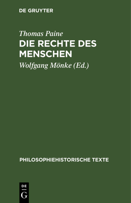 Die Rechte des Menschen