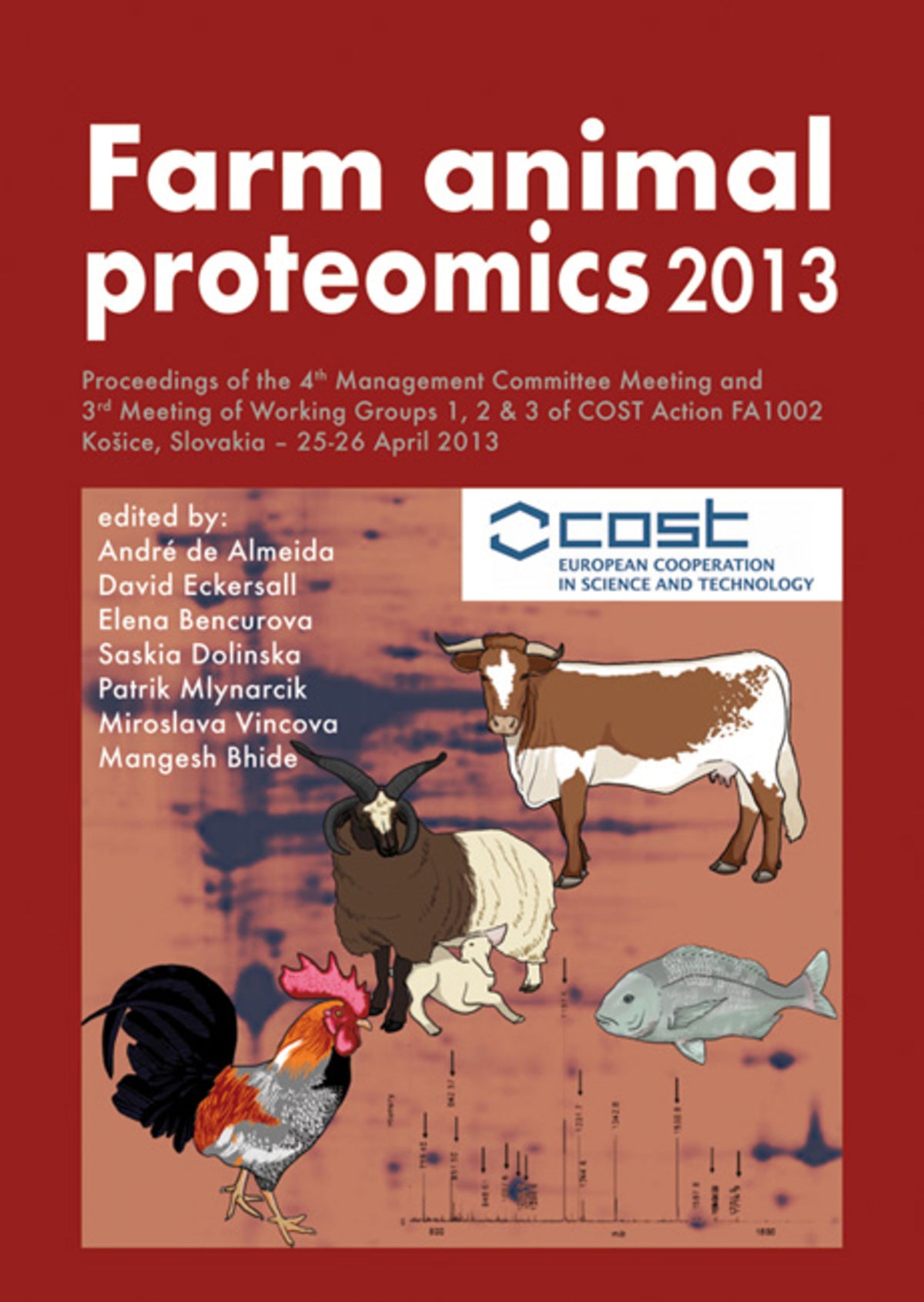 Cover image for Farm animal proteomics 2013 ISBN 9789086862221