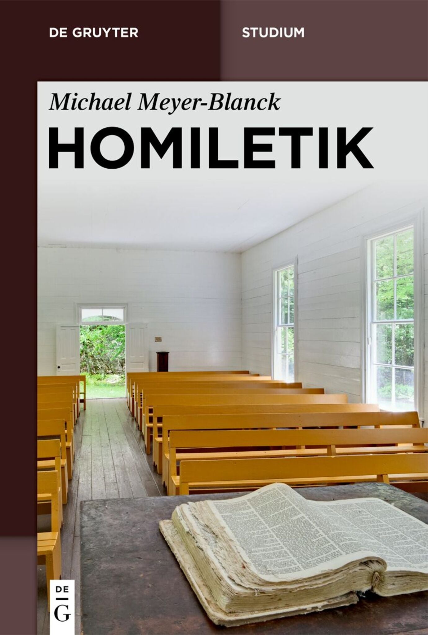 Cover image for Homiletik ISBN 9783111378374