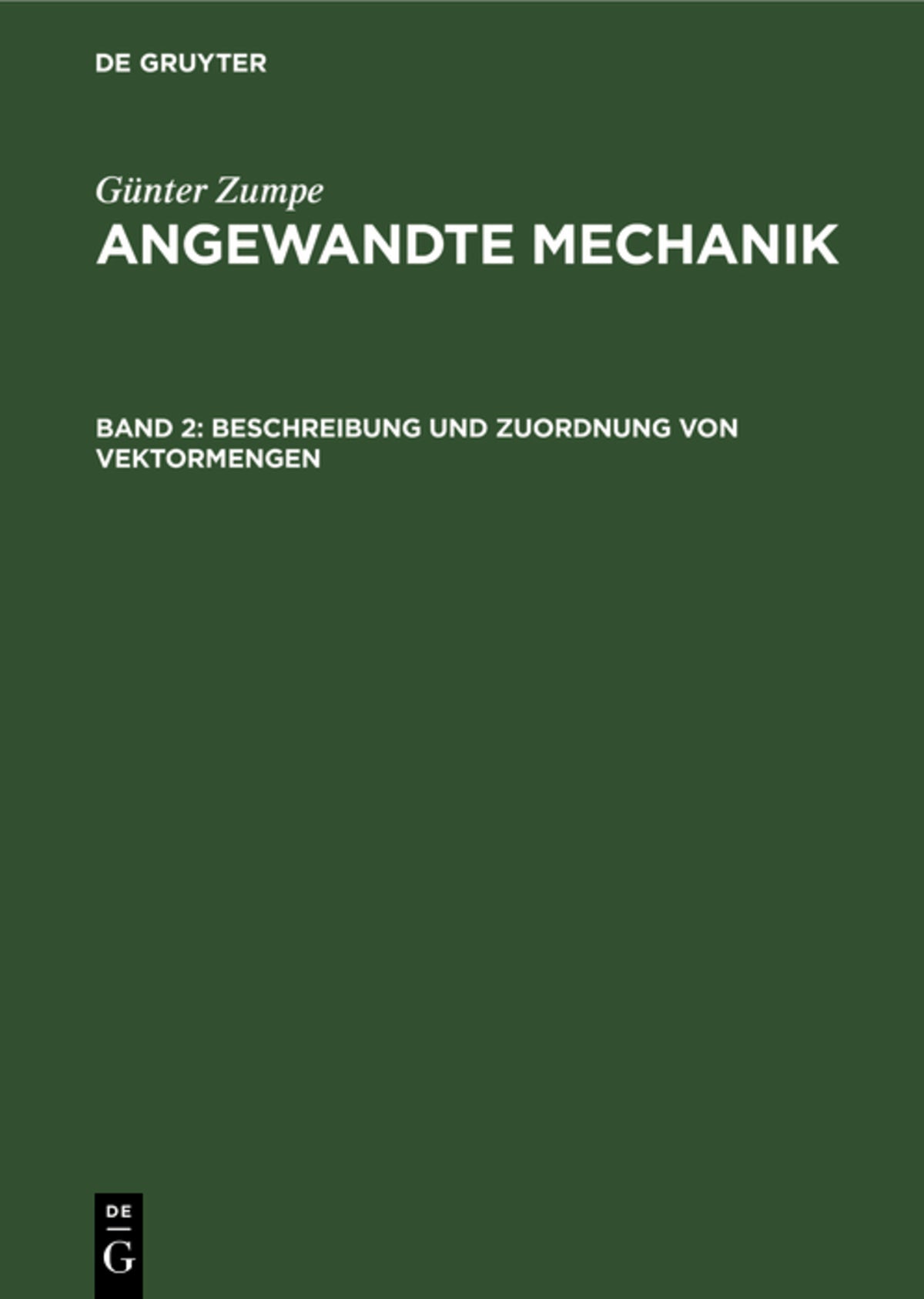 Beschreibung und Zuordnung von Vektormengen