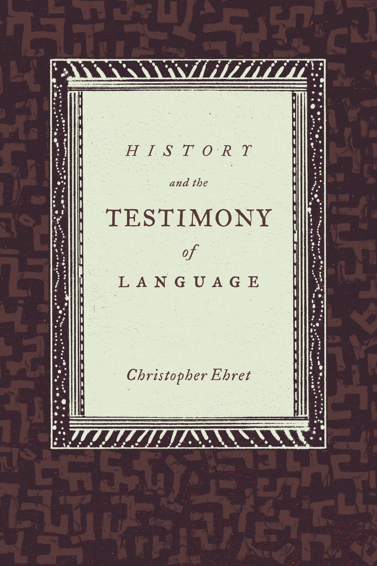 Cover image for History and the Testimony of Language ISBN 9780520947597