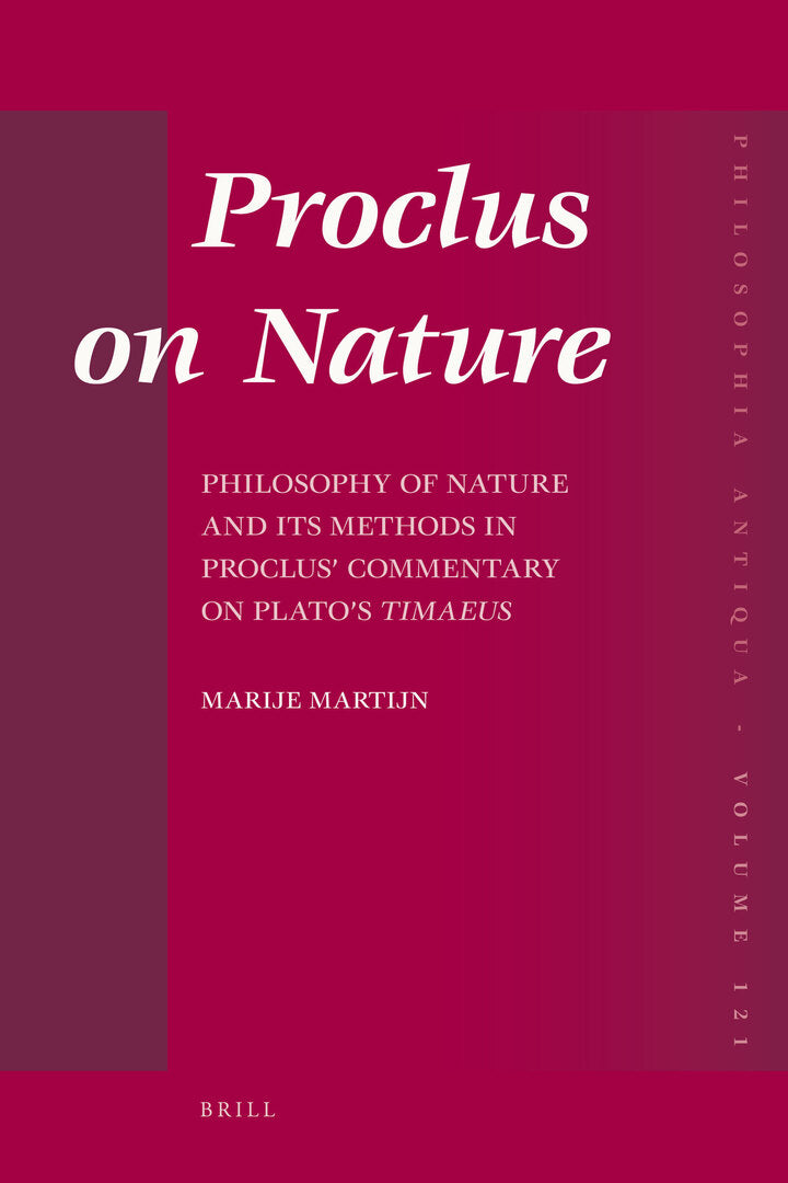 Cover image for Proclus on Nature ISBN 9789004181915