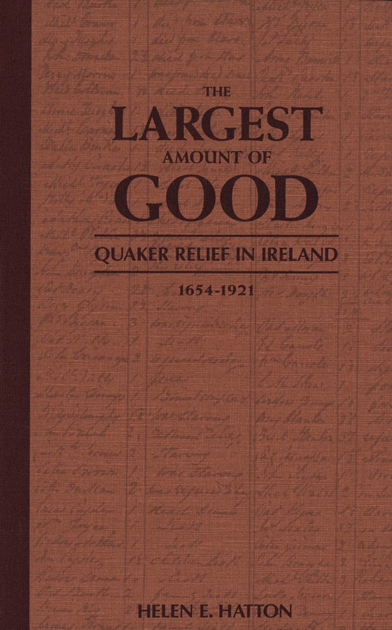 Cover image for The Largest Amount of Good ISBN 9780773509597