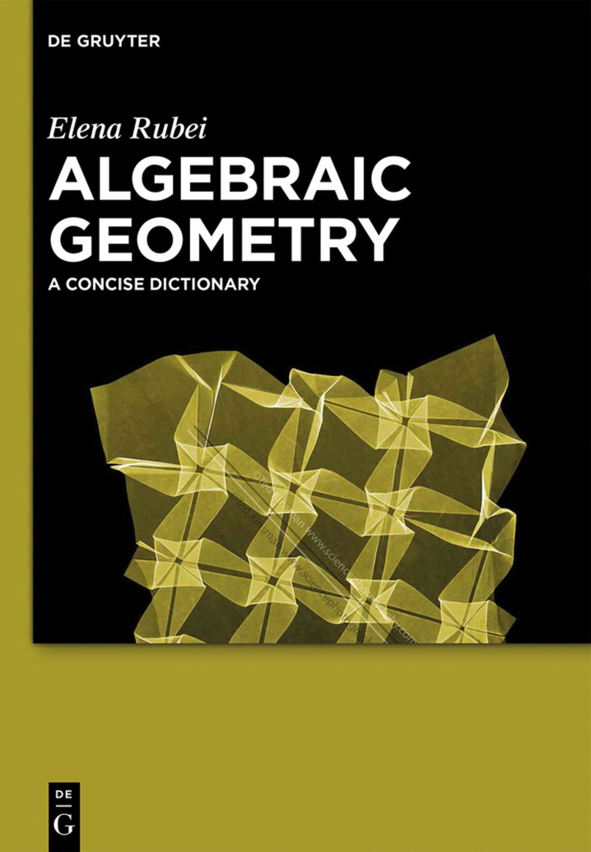 Cover image for Algebraic Geometry ISBN 9783110316223