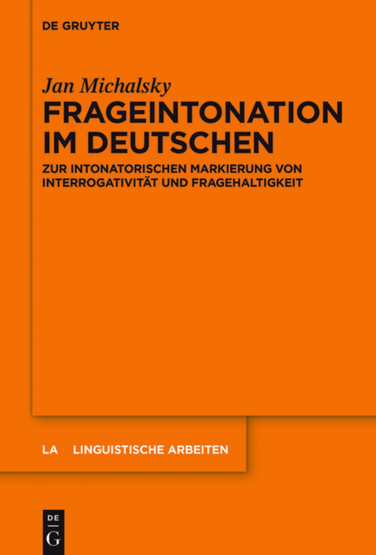 Frageintonation im Deutschen