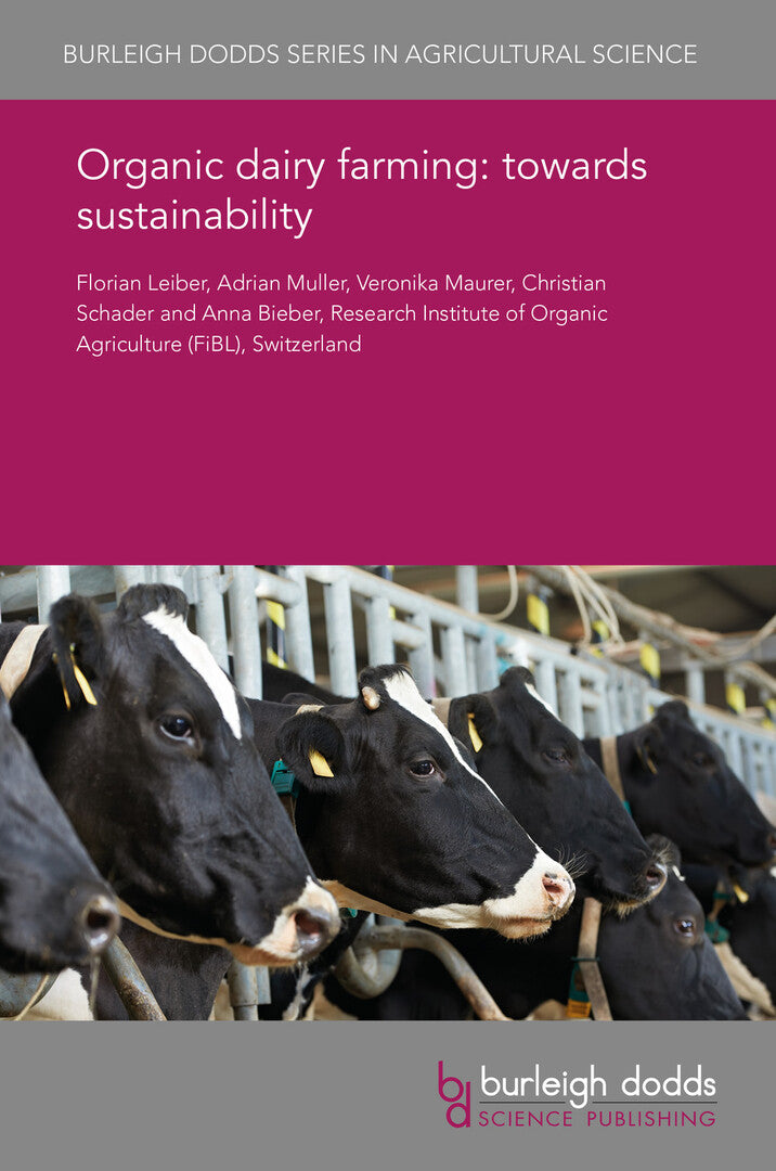 Cover image for Organic dairy farming: towards sustainability ISBN 9781838797645