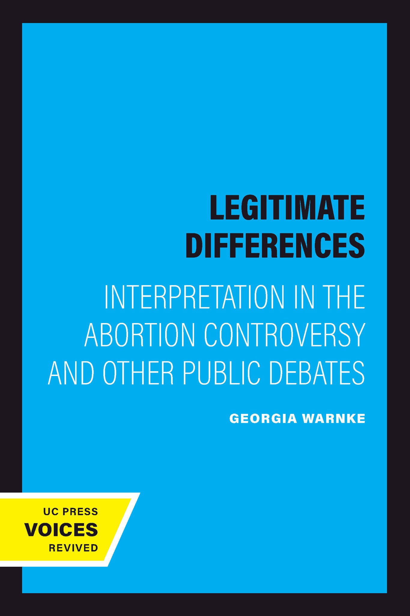 Legitimate Differences