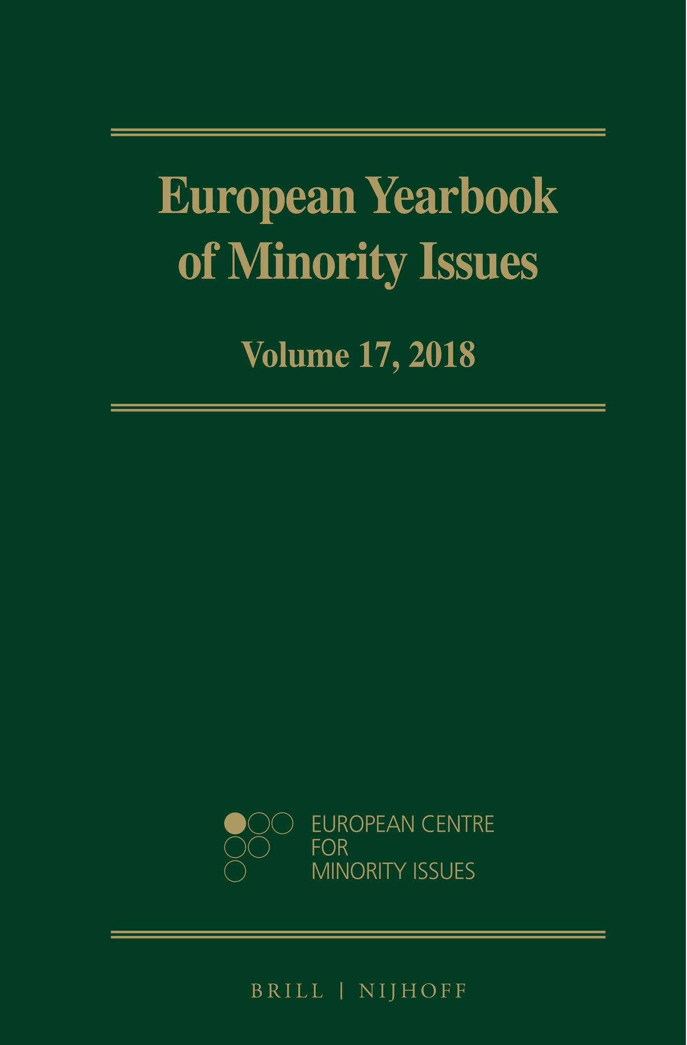 European Yearbook of Minority Issues, Volume 17 (2018)