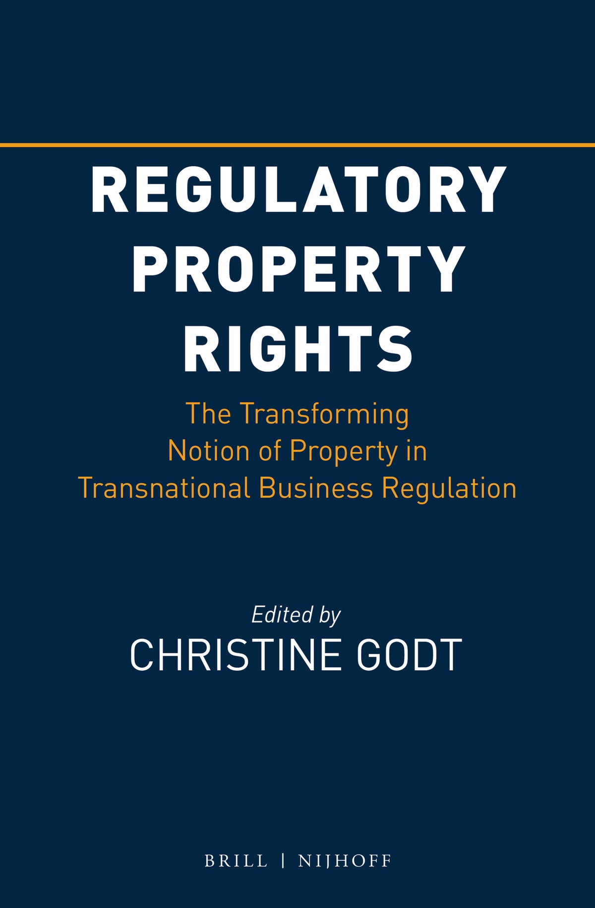 Cover image for Regulatory Property Rights ISBN 9789004313514