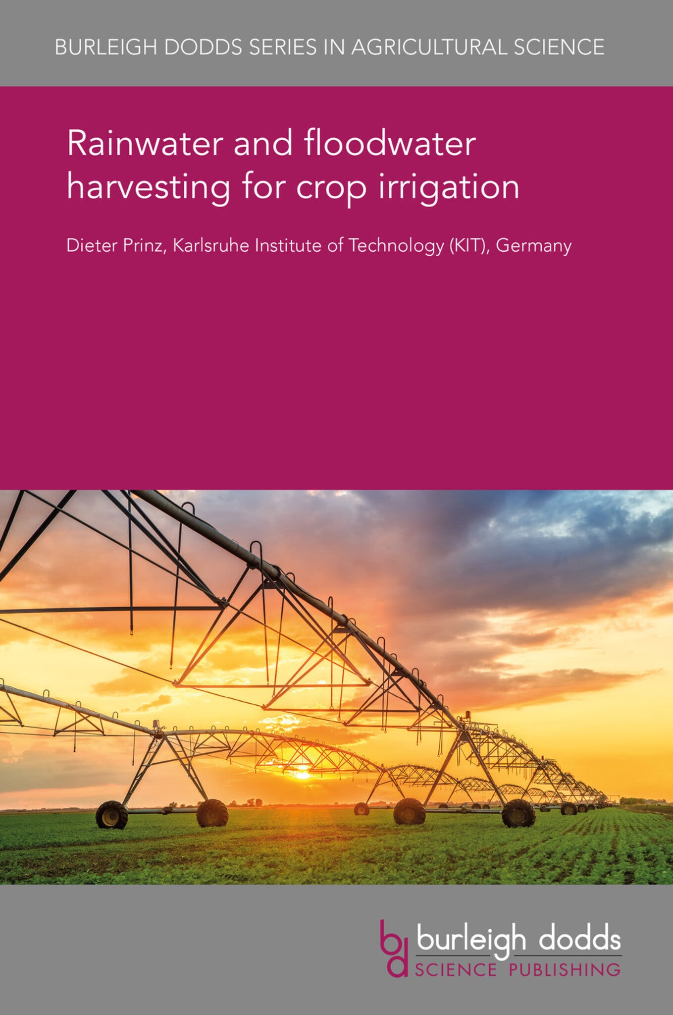 Cover image for Rainwater and floodwater harvesting for crop irrigation ISBN 9781838796297