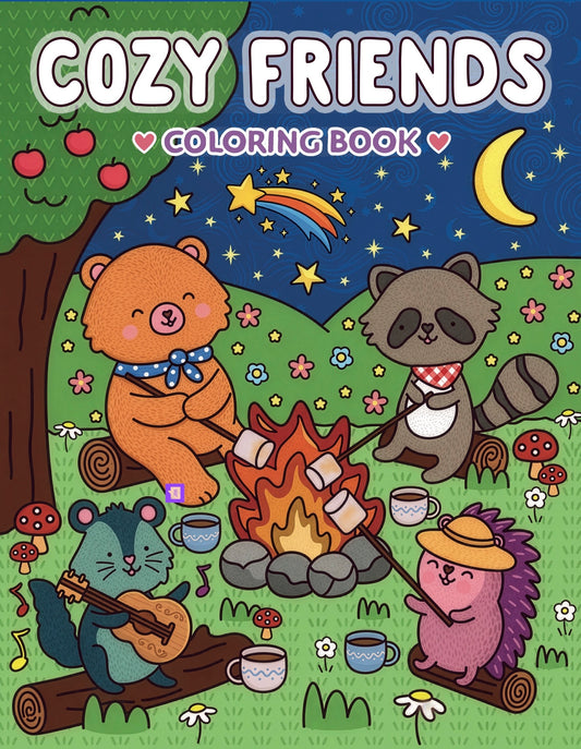 Cozy Coloring: Cozy Friends