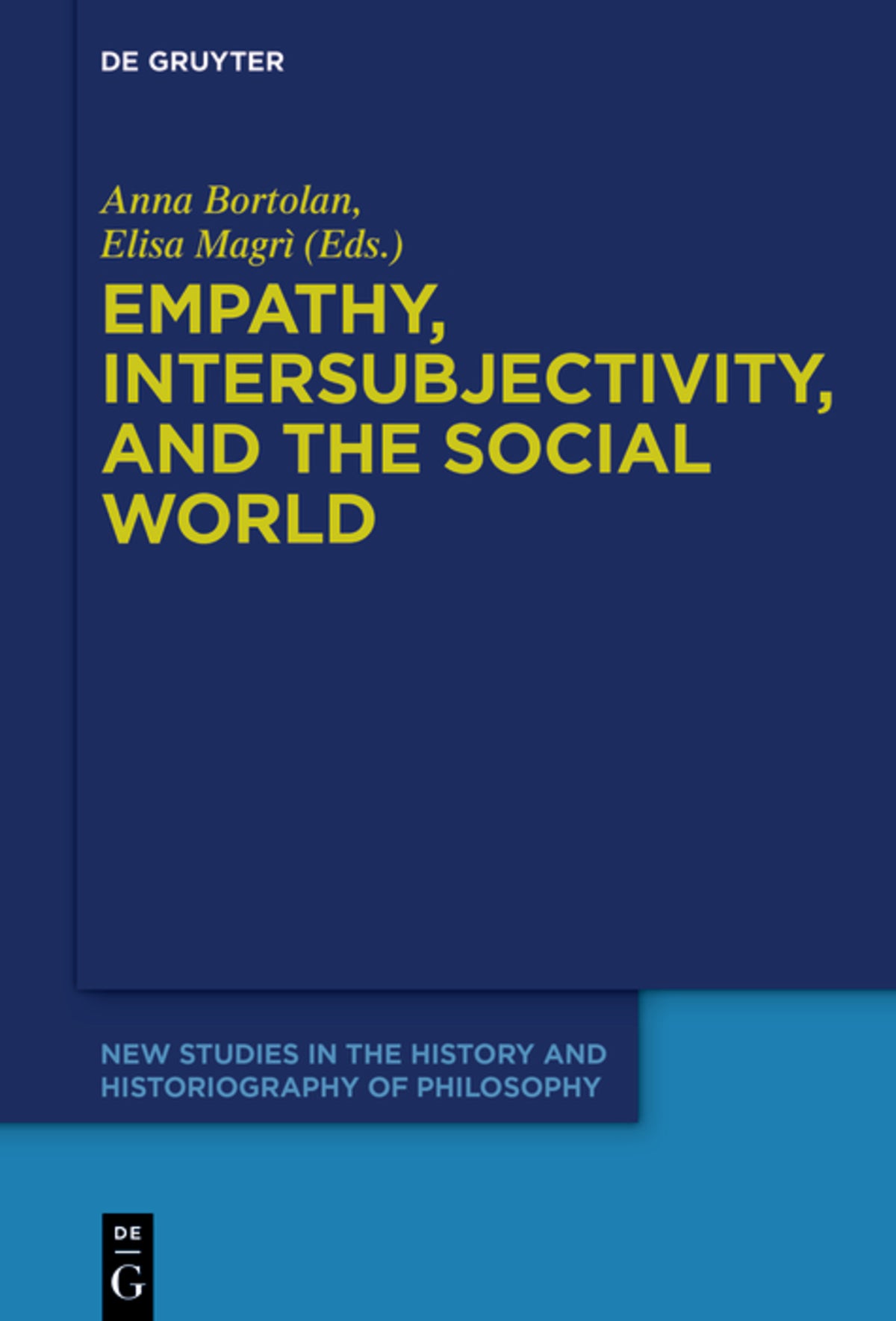 Cover image for Empathy, Intersubjectivity, and the Social World ISBN 9783111355542