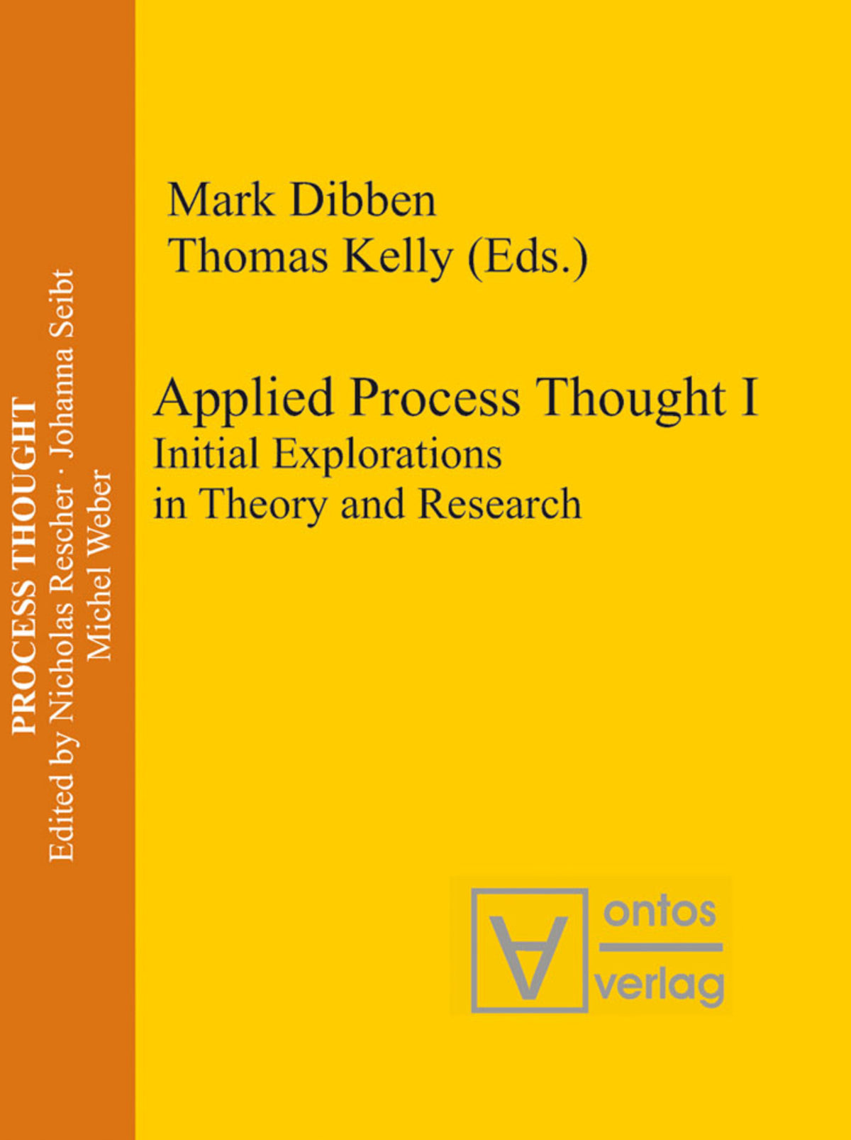 Cover image for Applied Process Thought ISBN 9783110328042