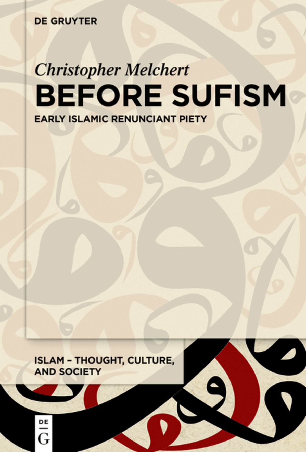 Cover image for Before Sufism ISBN 9783110991604