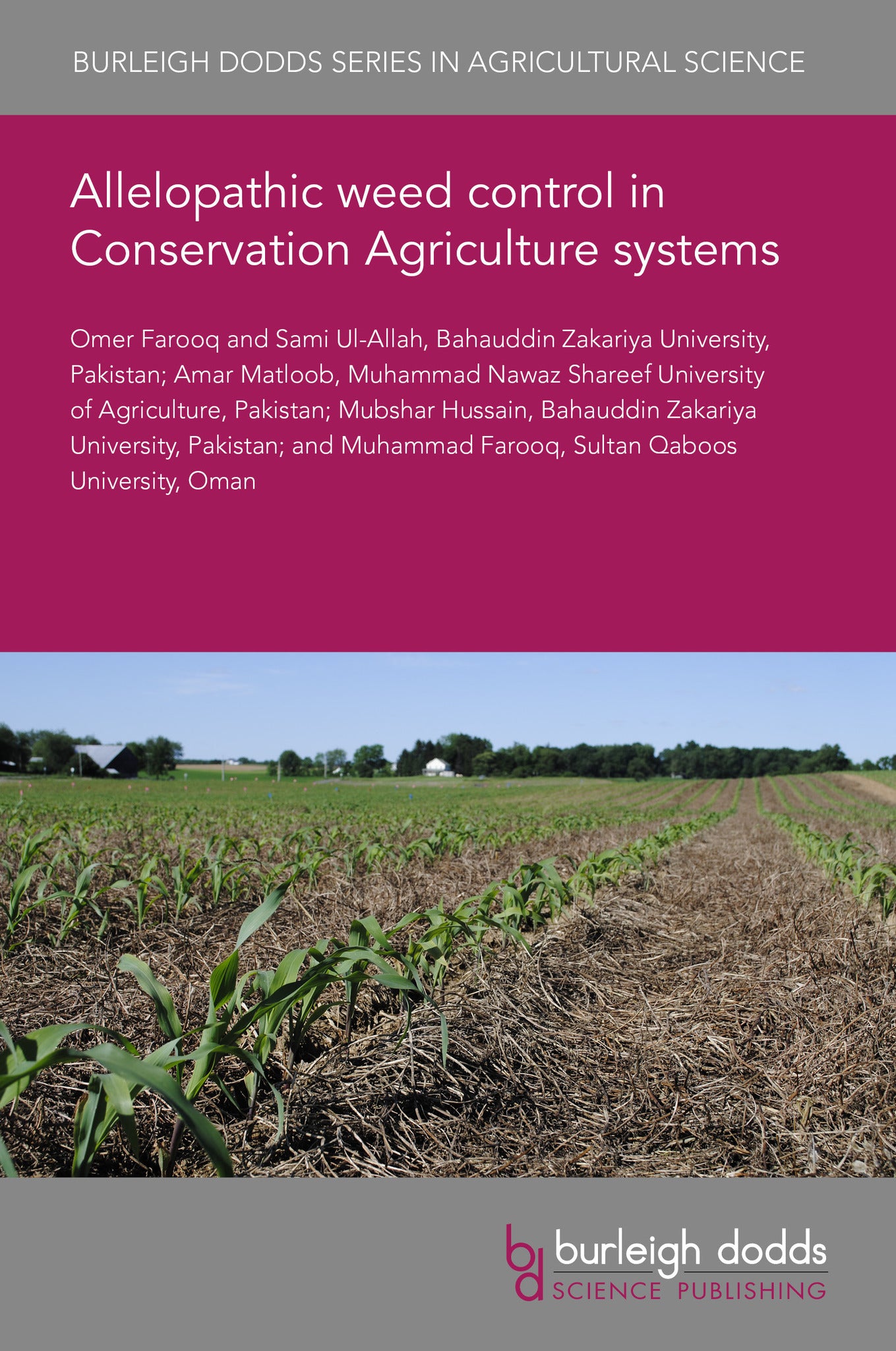 Cover image for Allelopathic weed control in Conservation Agriculture systems ISBN 9781835454374