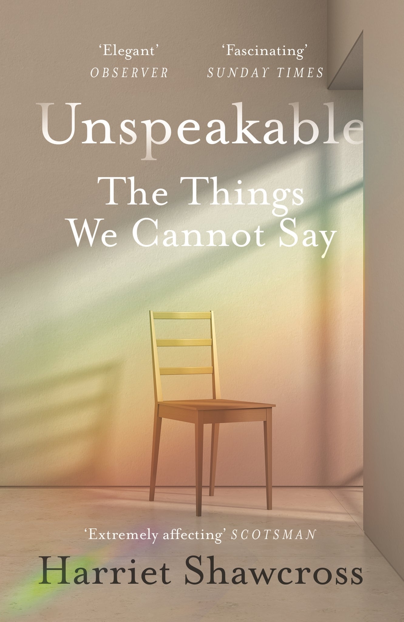 Cover image for Unspeakable ISBN