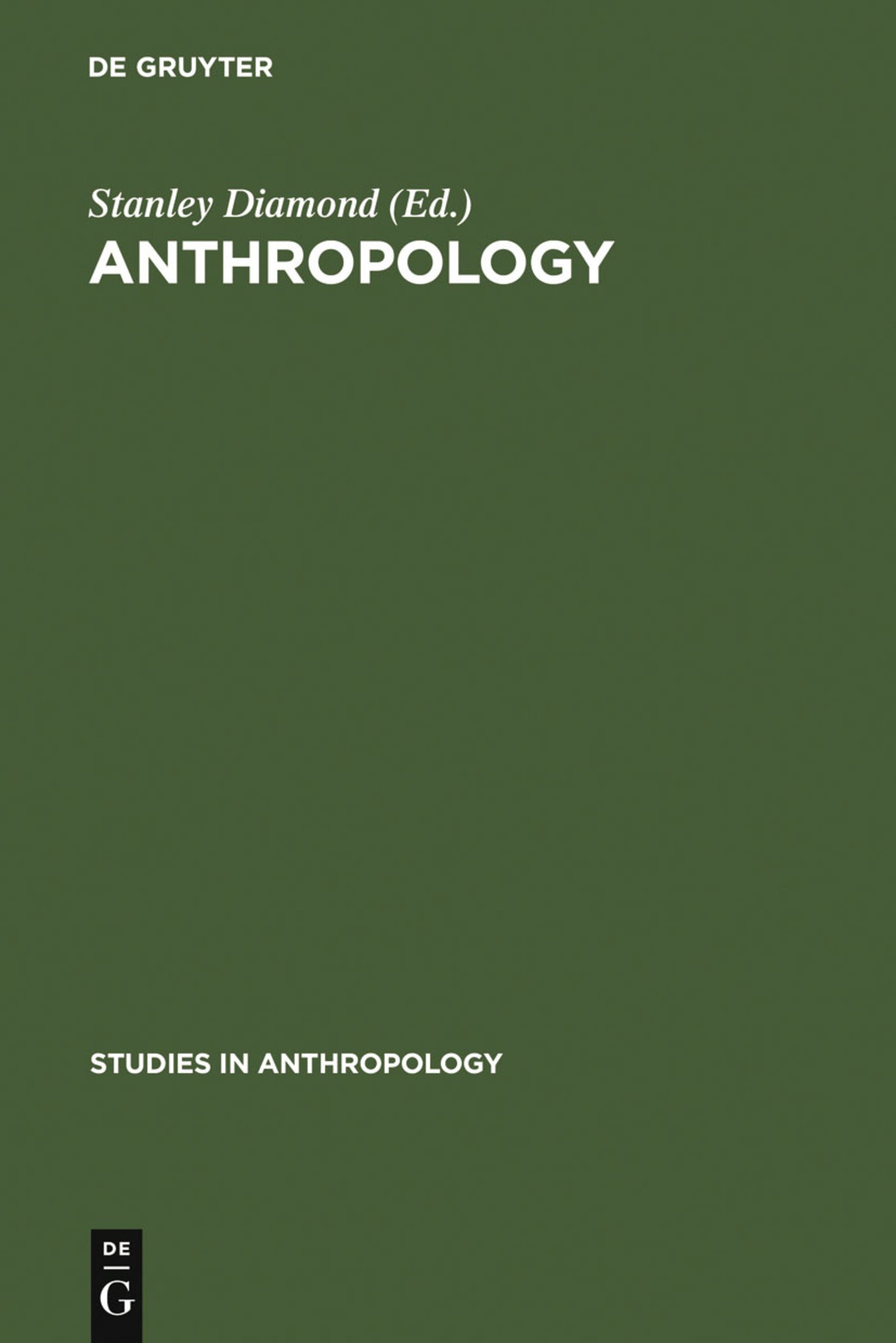 Cover image for Anthropology ISBN 9789027977113
