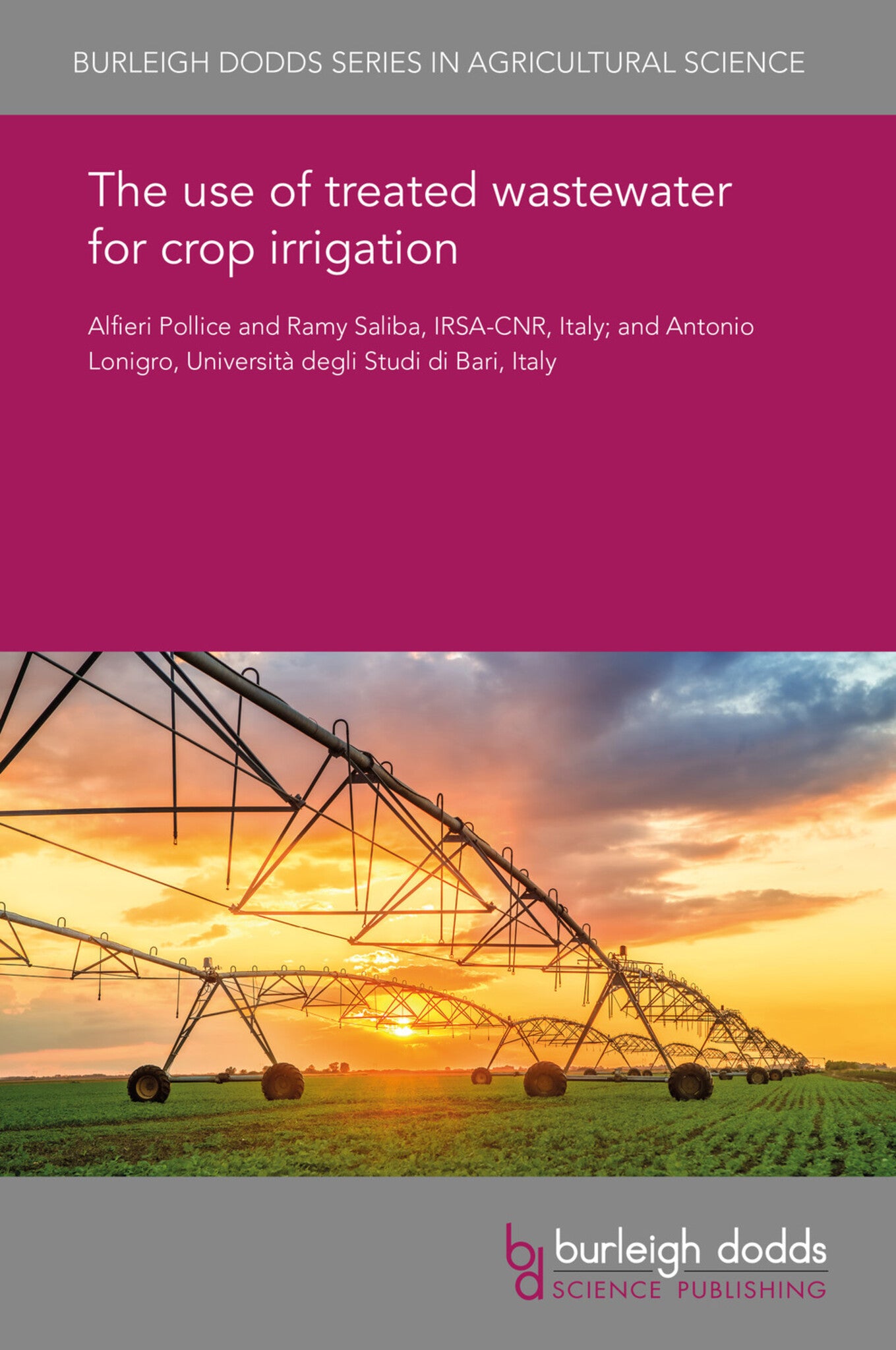 Cover image for The use of treated wastewater for crop irrigation ISBN 9781838796303