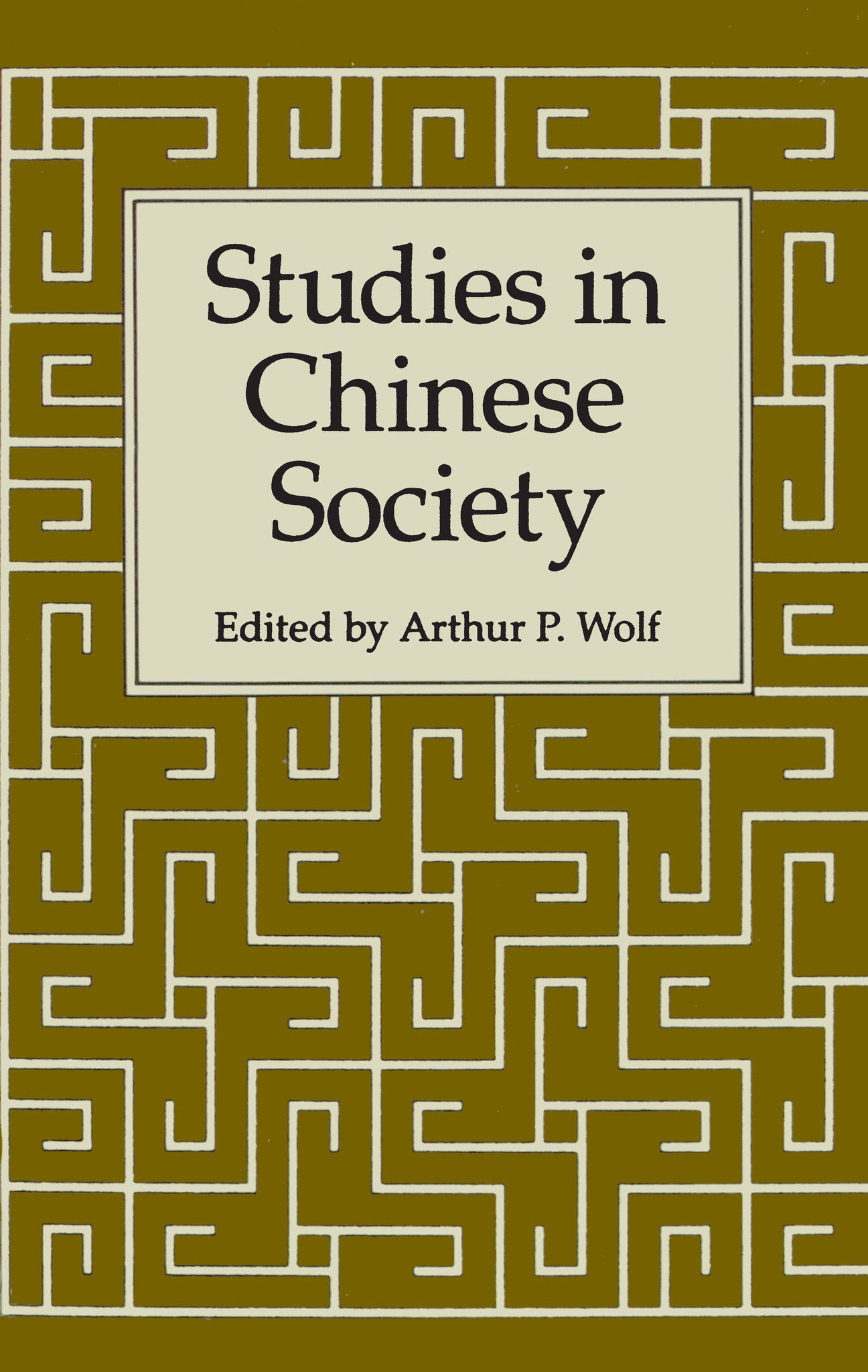 Cover image for Studies in Chinese Society ISBN 9780804710077