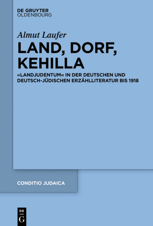 Land, Dorf, Kehilla