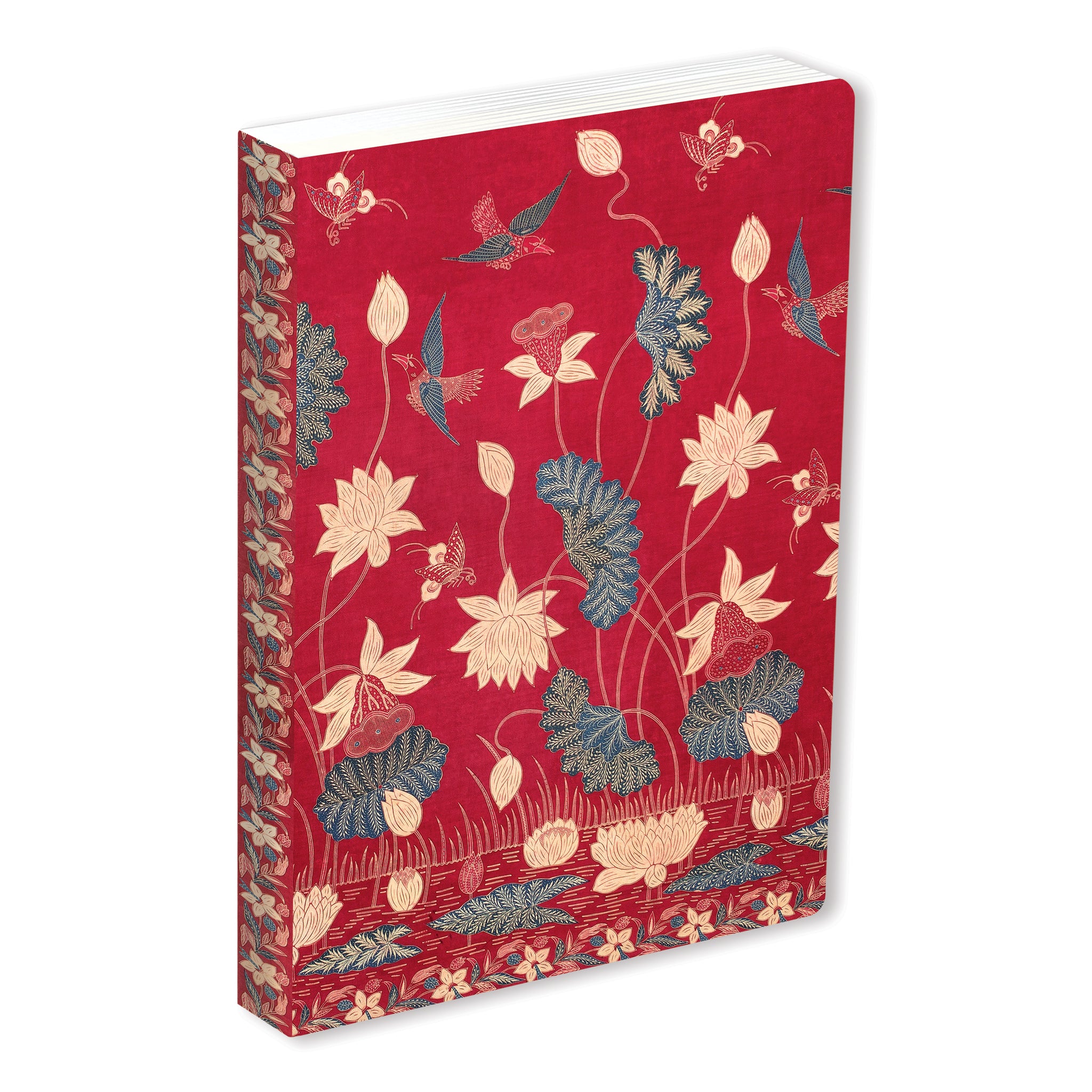 Cover image for Journal Sarong Buketan with Lotuses, Lined Paperback ISBN 9780804859172