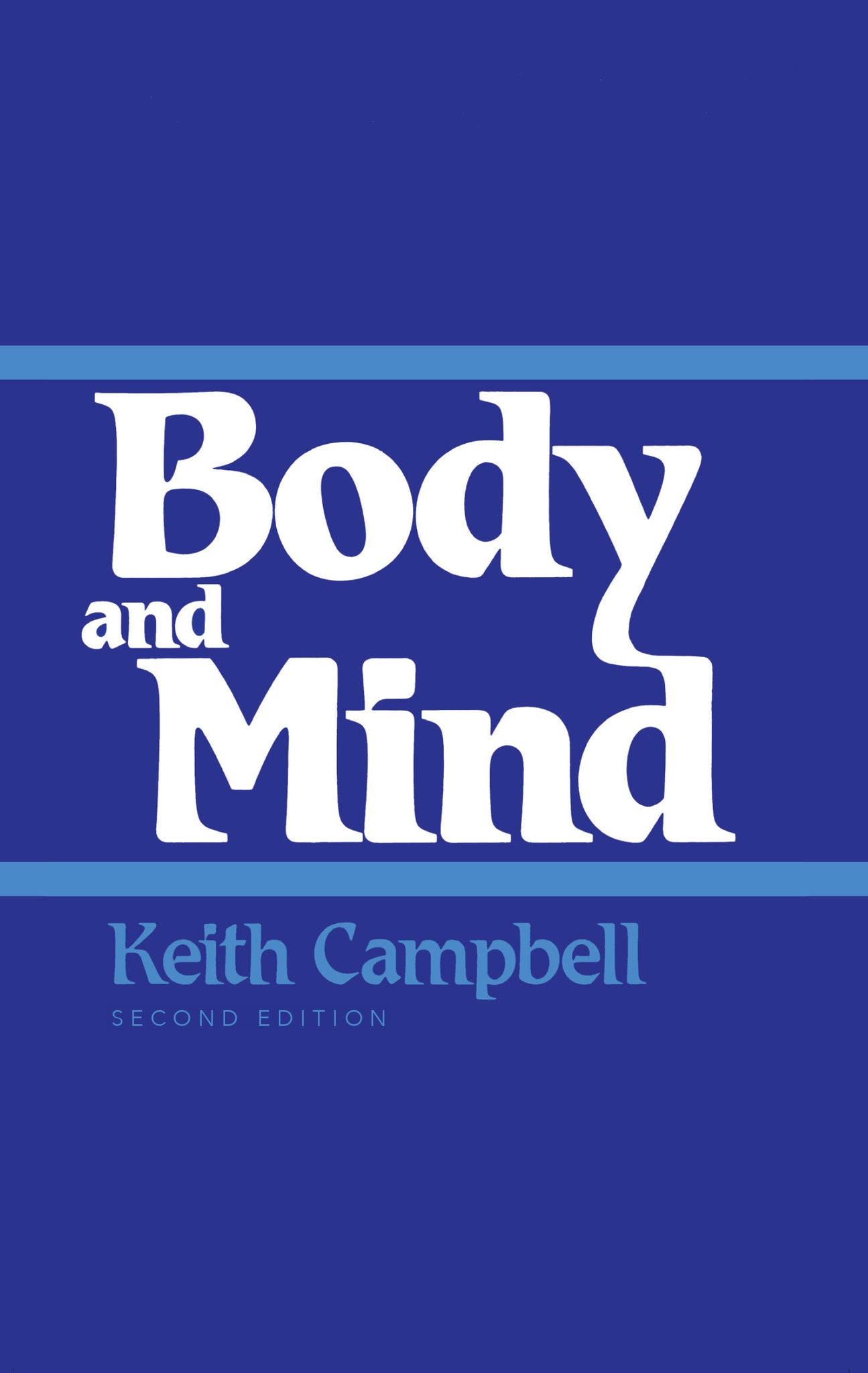 Cover image for Body and Mind ISBN 9780268006723