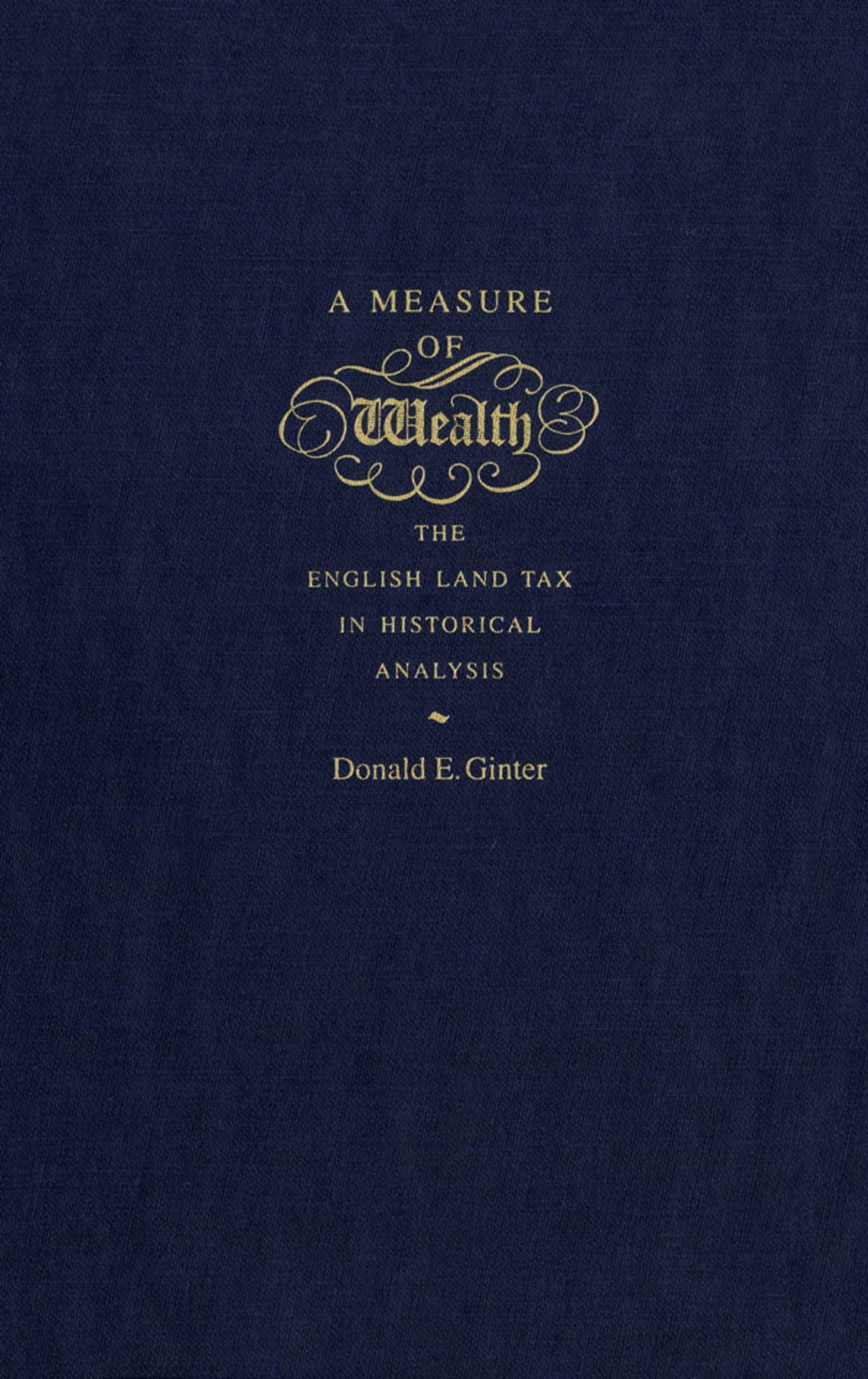 Cover image for A Measure of Wealth ISBN 9780773507296