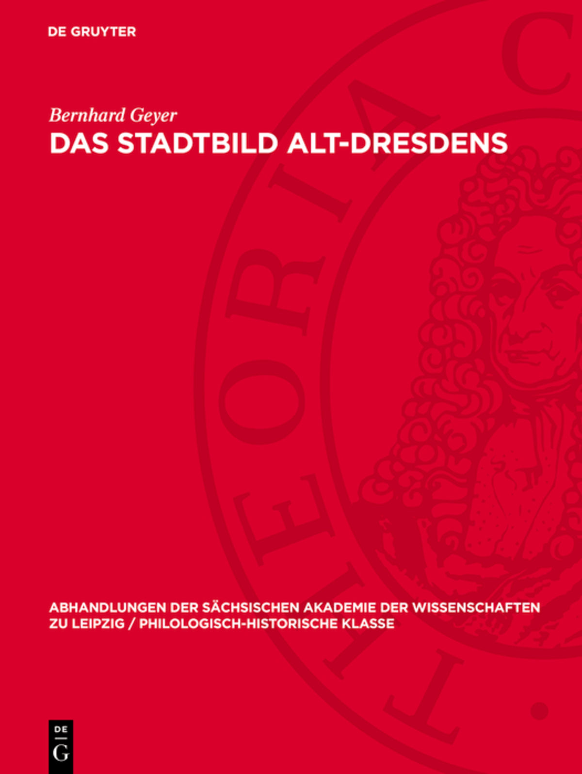 Cover image for Das Stadtbild Alt-Dresdens ISBN 9783112741863