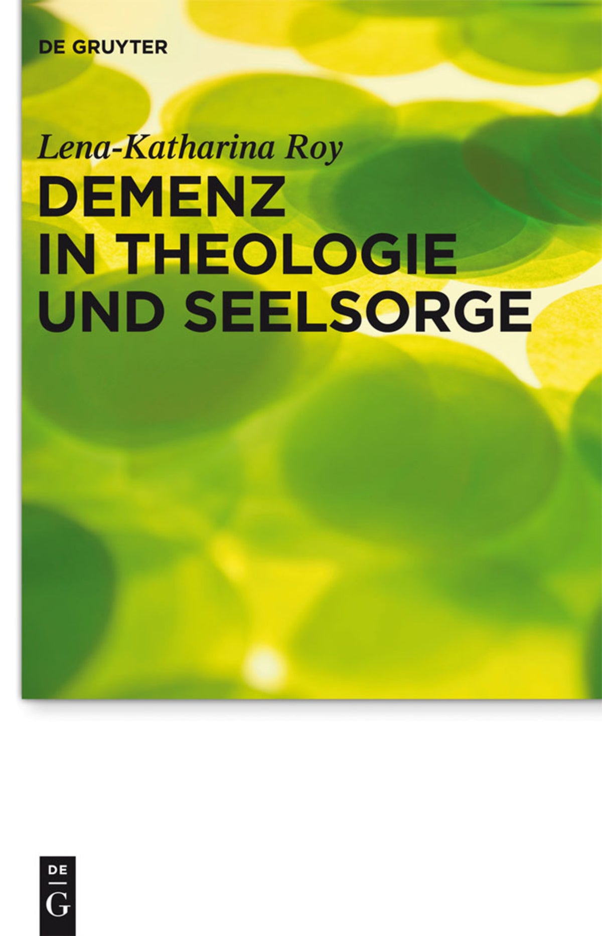 Cover image for Demenz in Theologie und Seelsorge ISBN 9783110302974