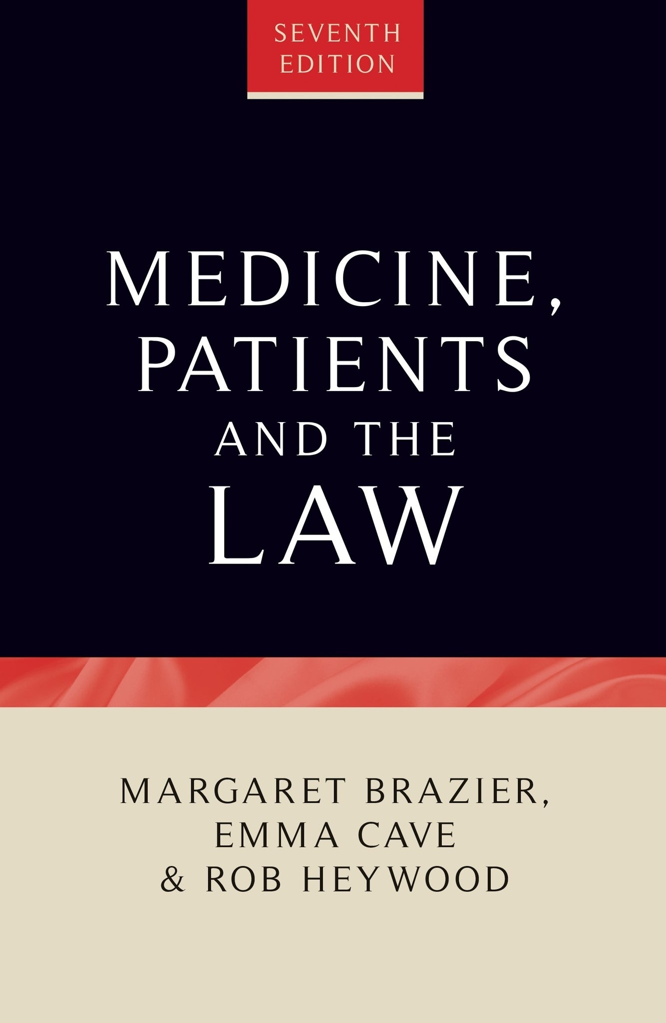 Cover image for Medicine, patients and the law ISBN 9781526157171