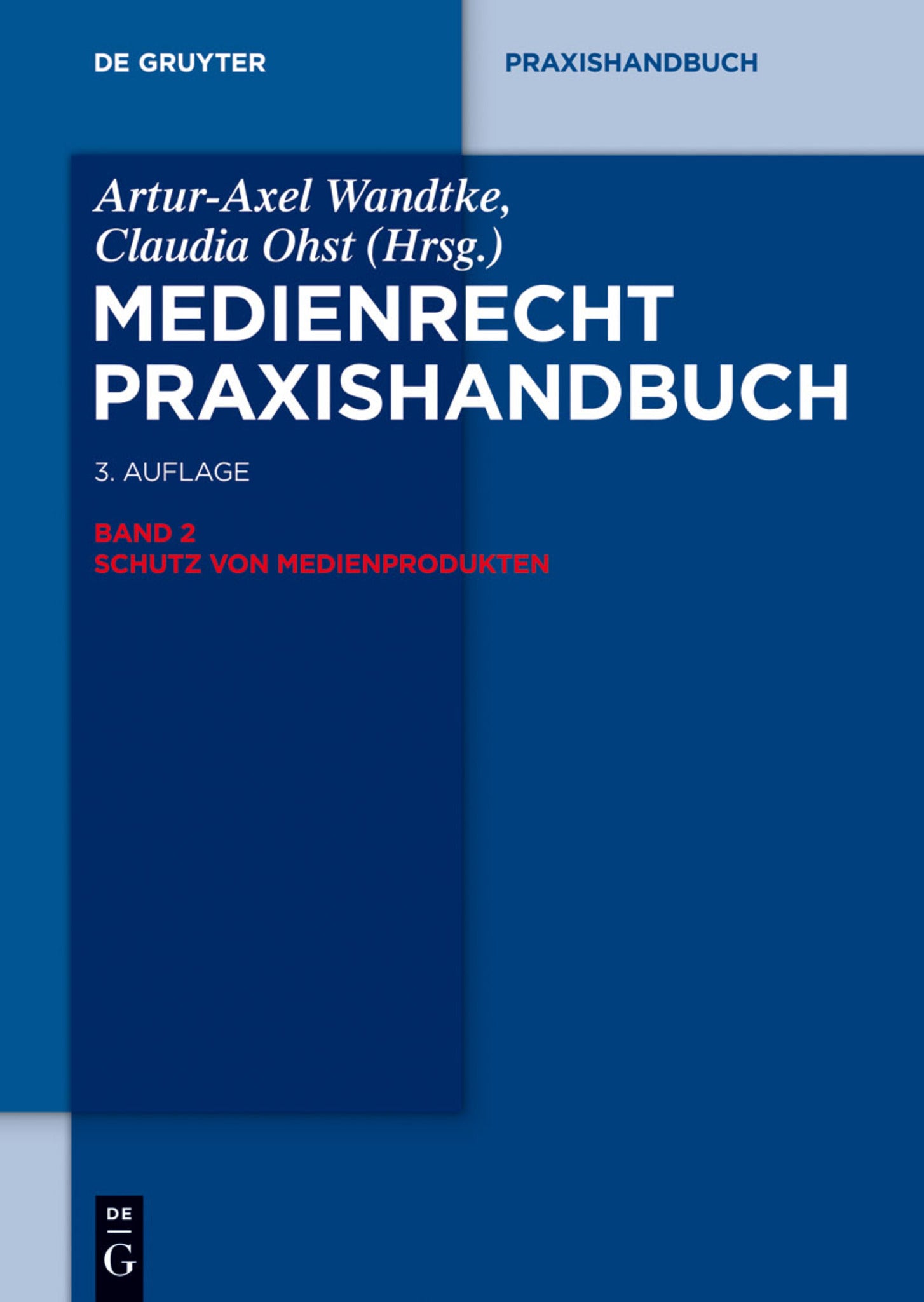 Cover image for Schutz von Medienprodukten ISBN 9783110313932