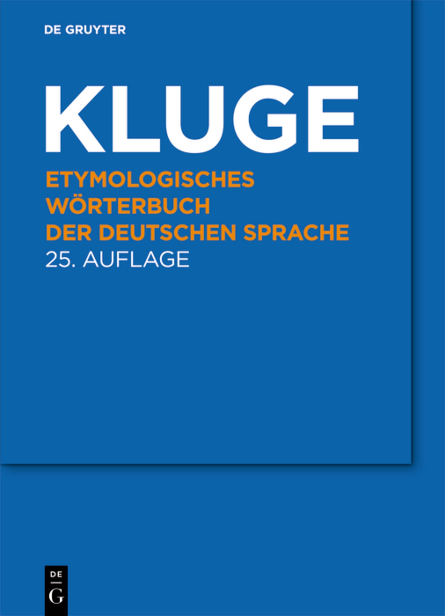 Cover image for Etymologisches Wörterbuch der deutschen Sprache ISBN 9783110223644