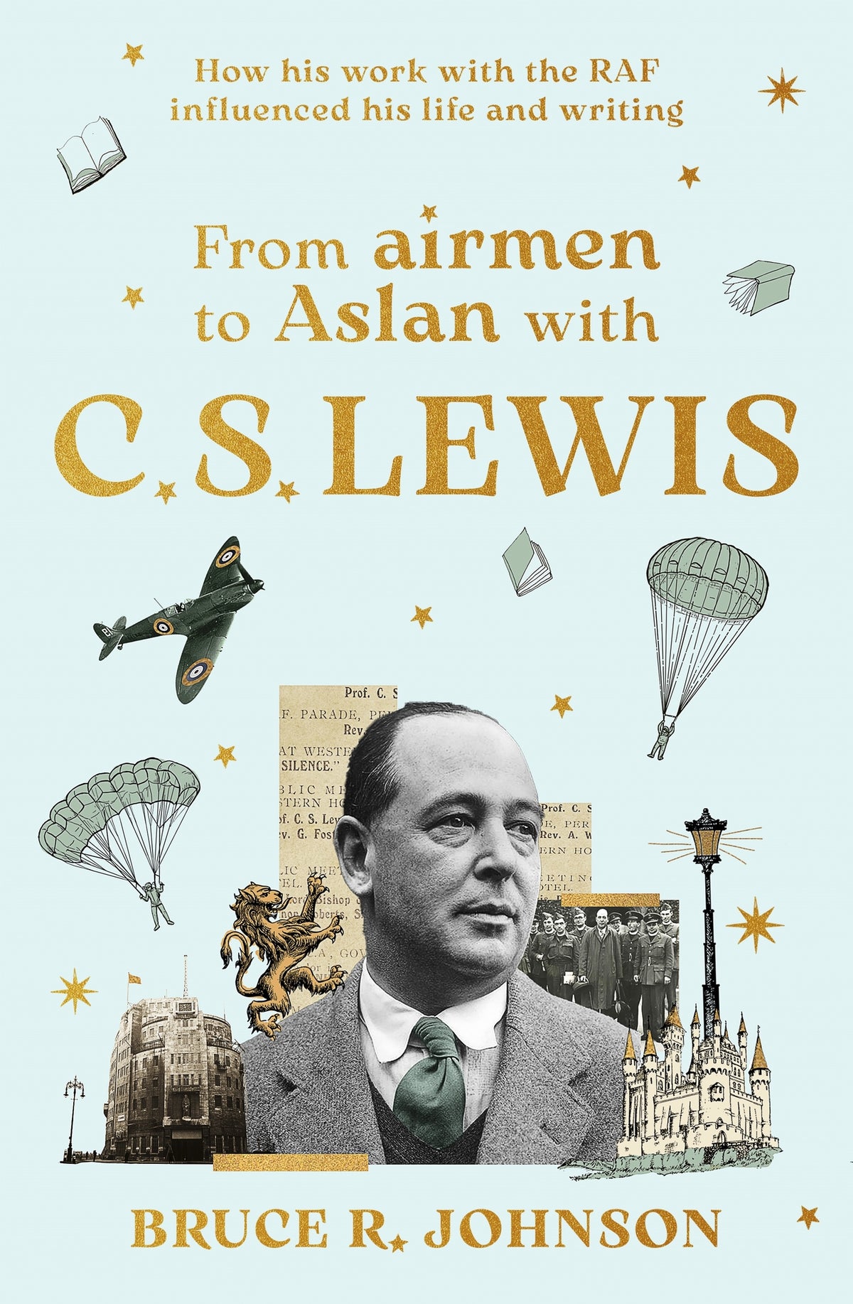 Cover image for From Airmen to Aslan with C. S. Lewis ISBN 9780281092444