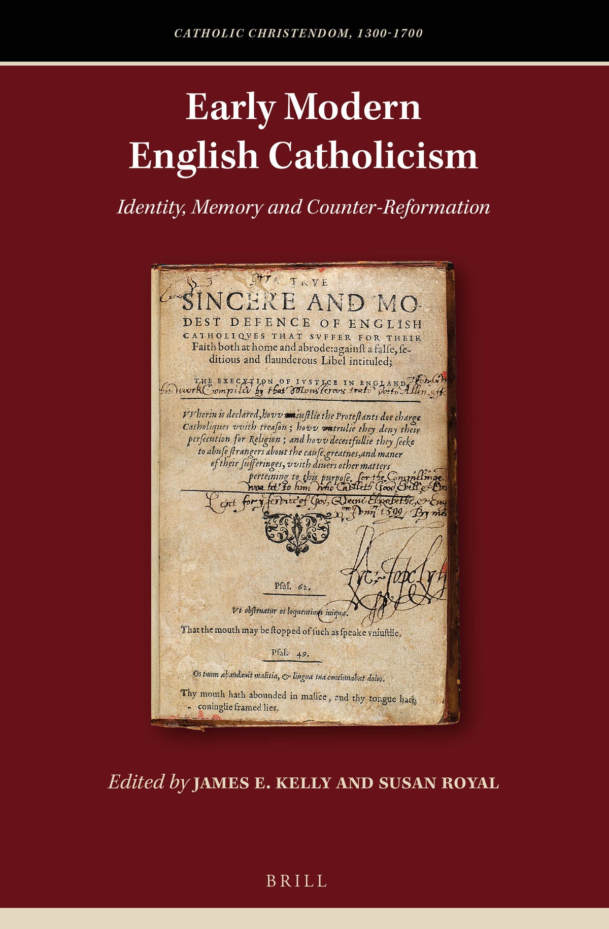 Cover image for Early Modern English Catholicism ISBN 9789004325661