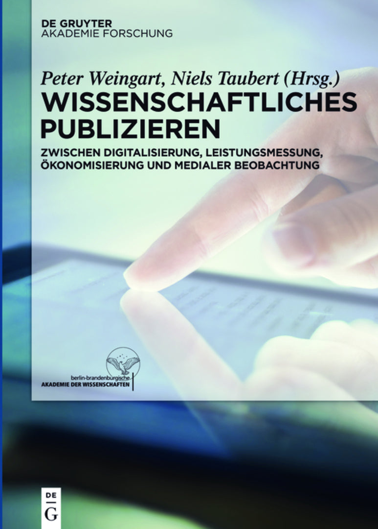 Cover image for Wissenschaftliches Publizieren ISBN 9783110448108
