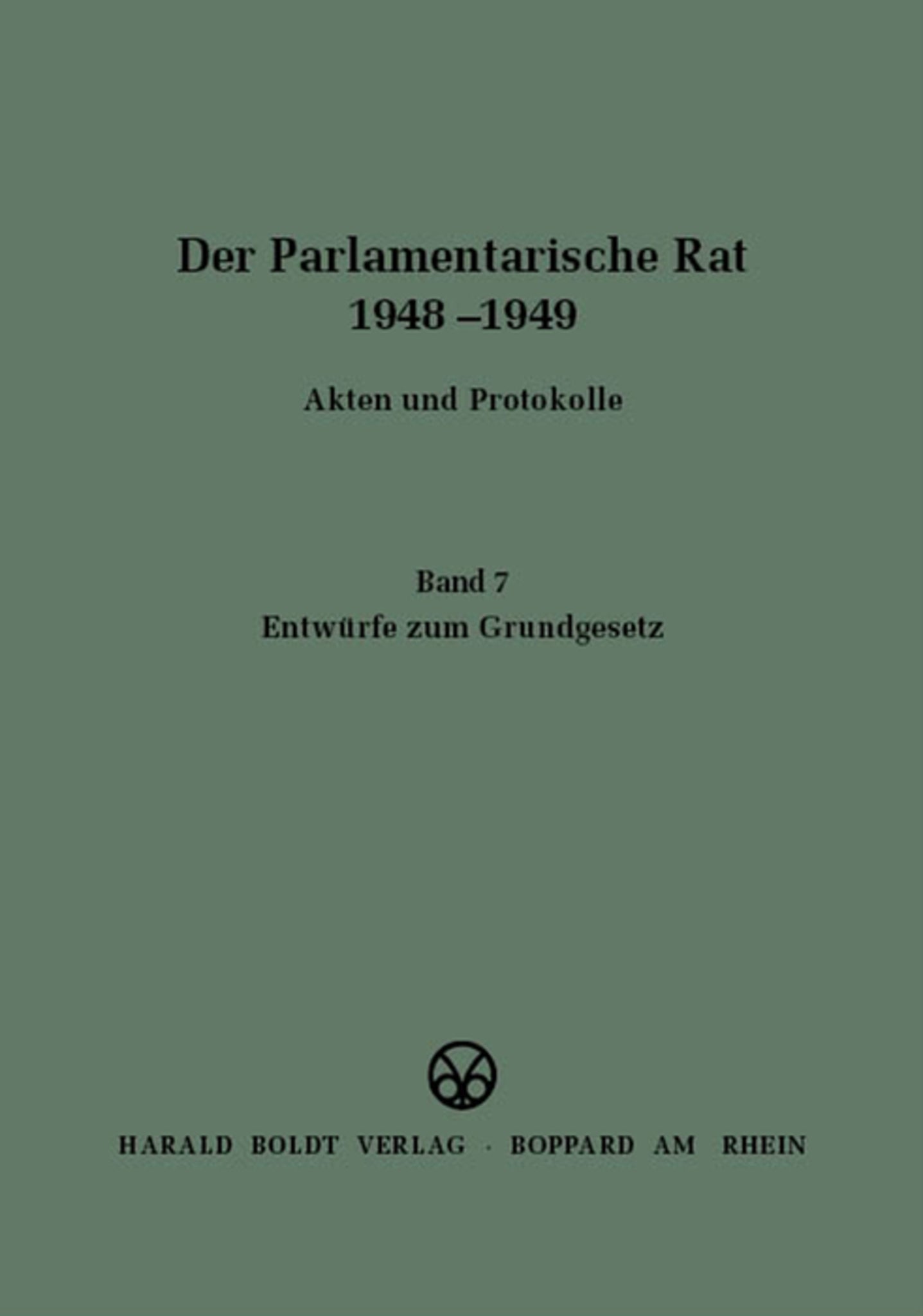 Entwürfe zum Grundgesetz