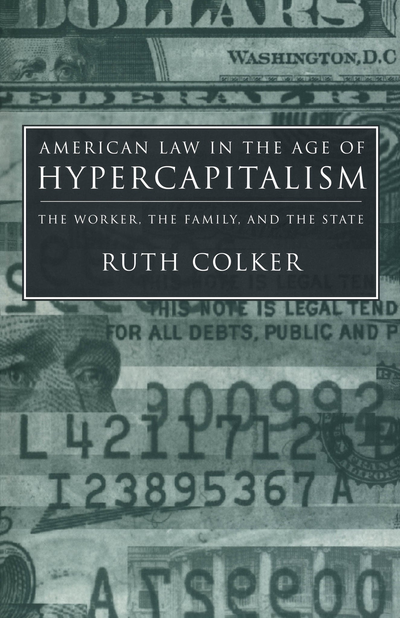 Cover image for American Law in the Age of Hypercapitalism ISBN 9780814715628