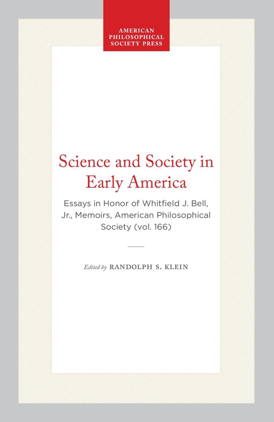 Science and Society in Early America