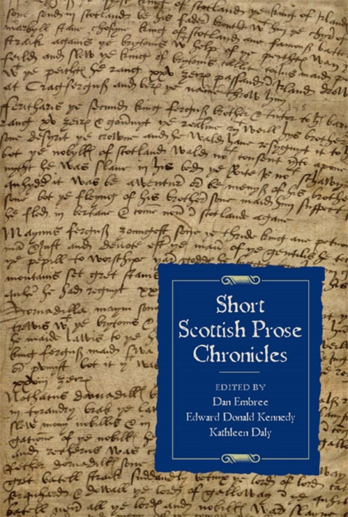 Cover image for Short Scottish Prose Chronicles ISBN 9781843837459