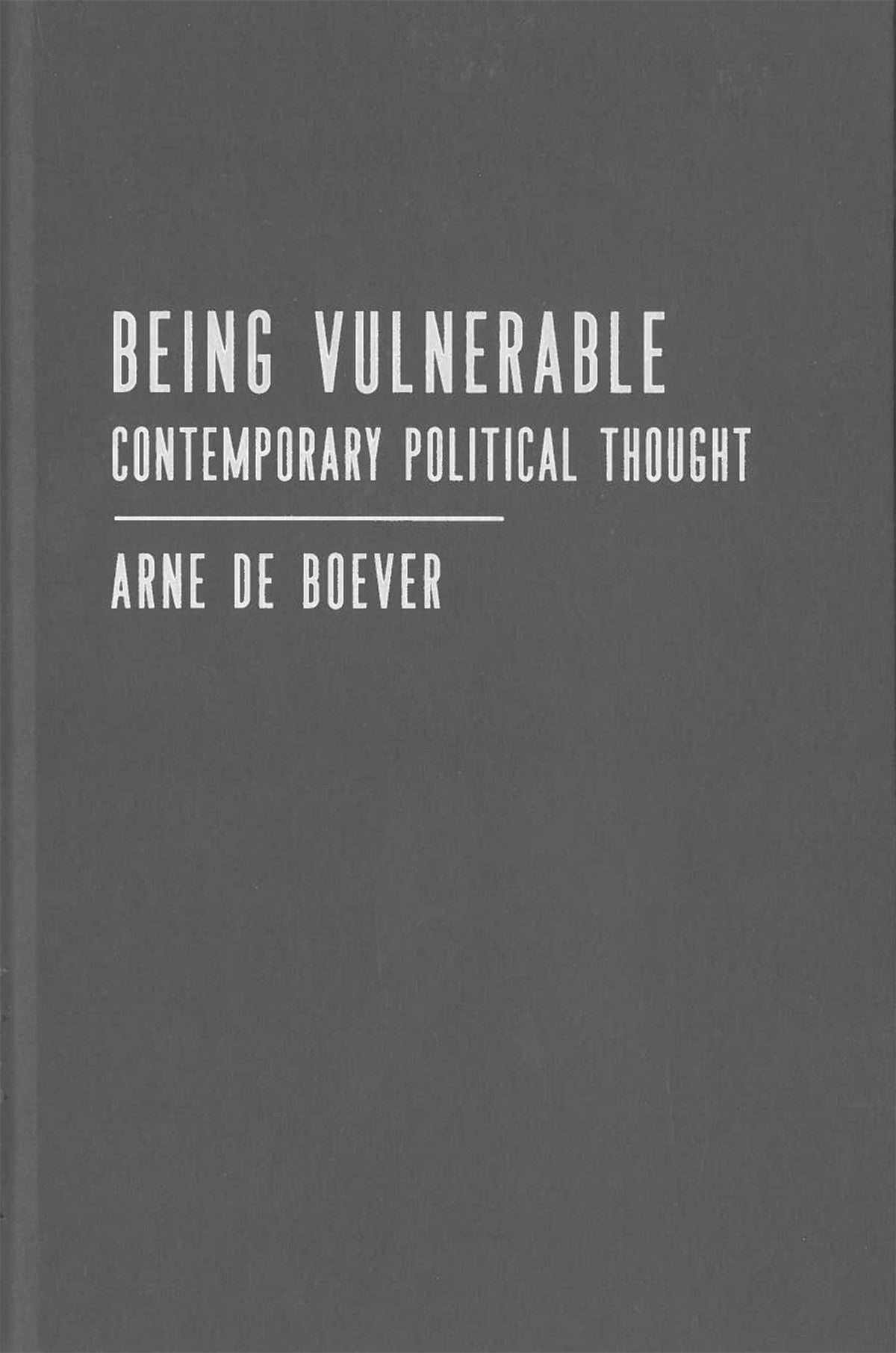 Cover image for Being Vulnerable ISBN 9780228016274
