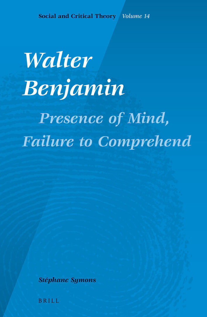 Cover image for Walter Benjamin ISBN 9789004235625