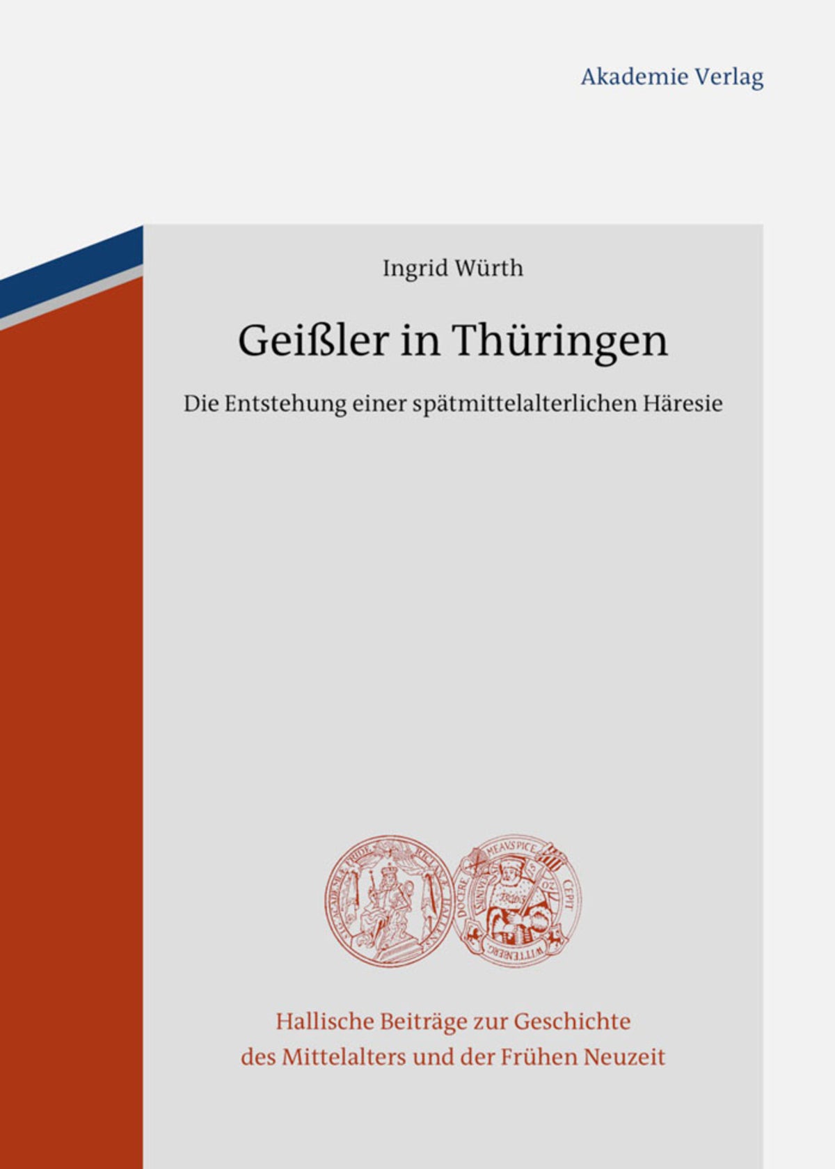 Cover image for Geißler in Thüringen ISBN 9783050057903
