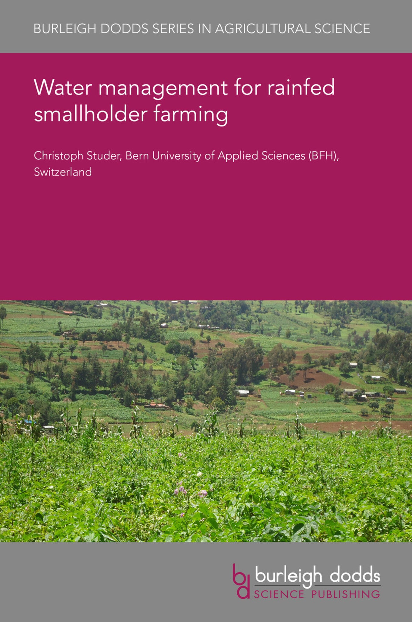 Cover image for Water management for rainfed smallholder farming ISBN 9781786769565