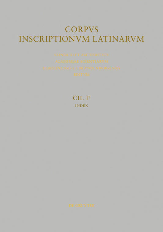 Inscriptiones Latinae antiquissimae ad C. Caesaris mortem