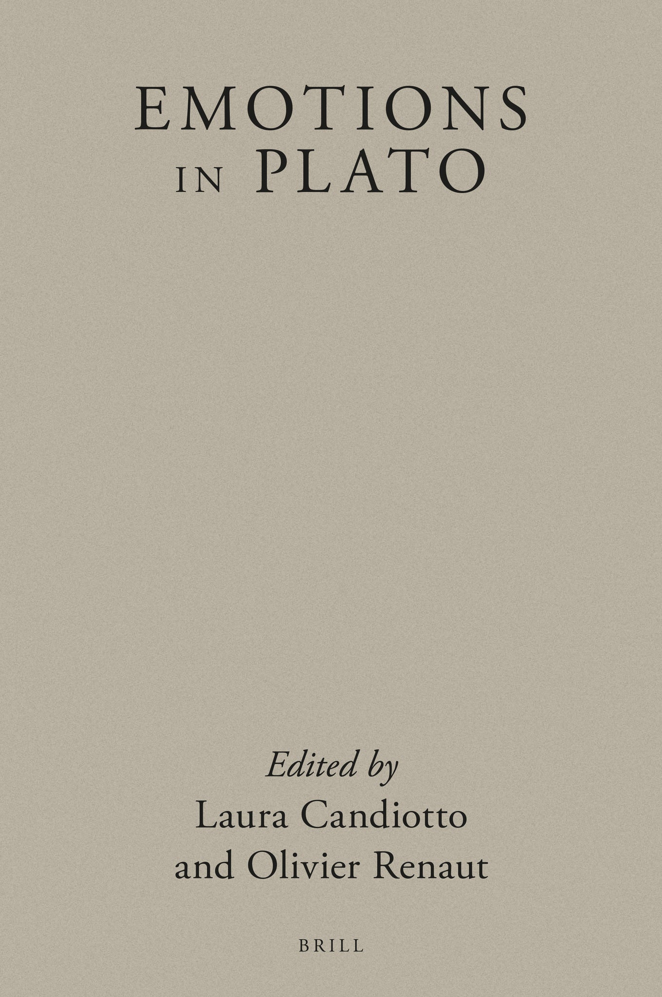 Emotions in Plato