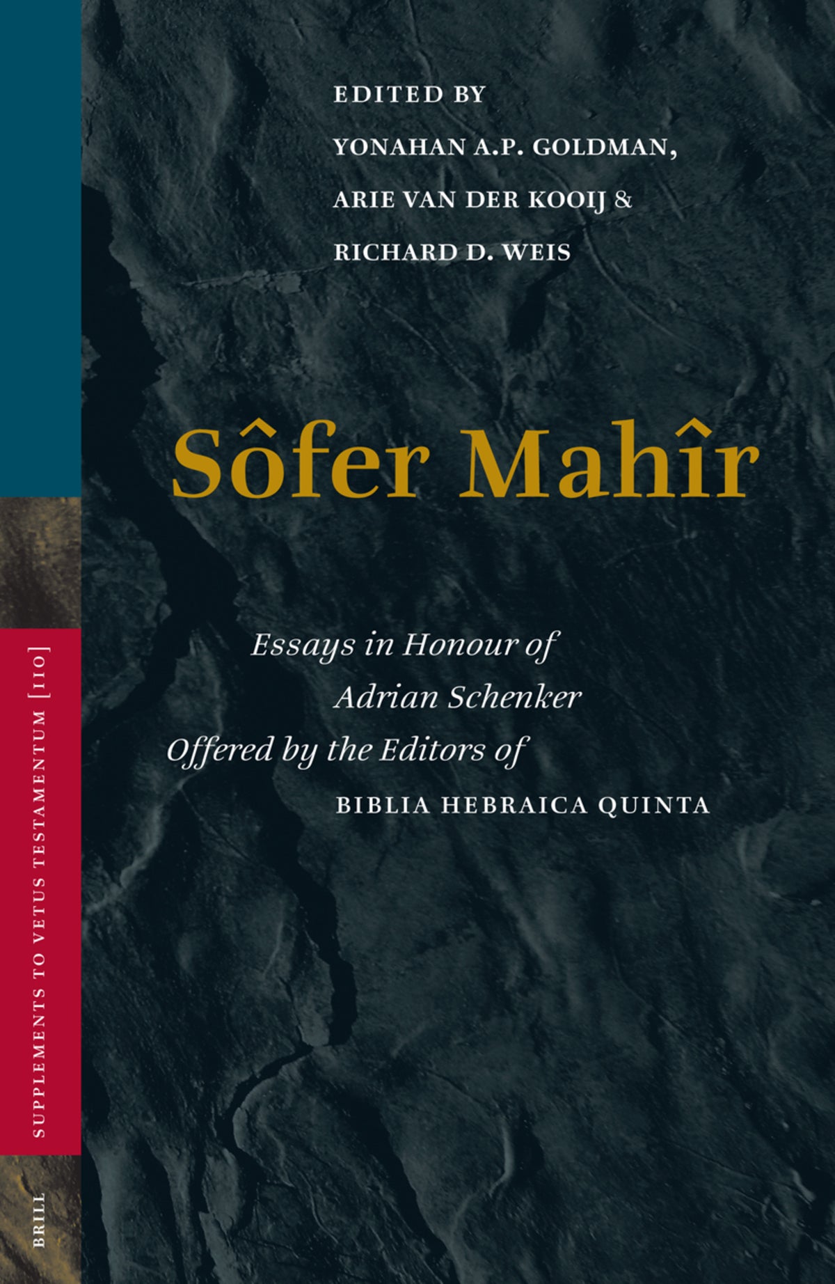 Cover image for Sôfer Mahîr ISBN 9789004150164