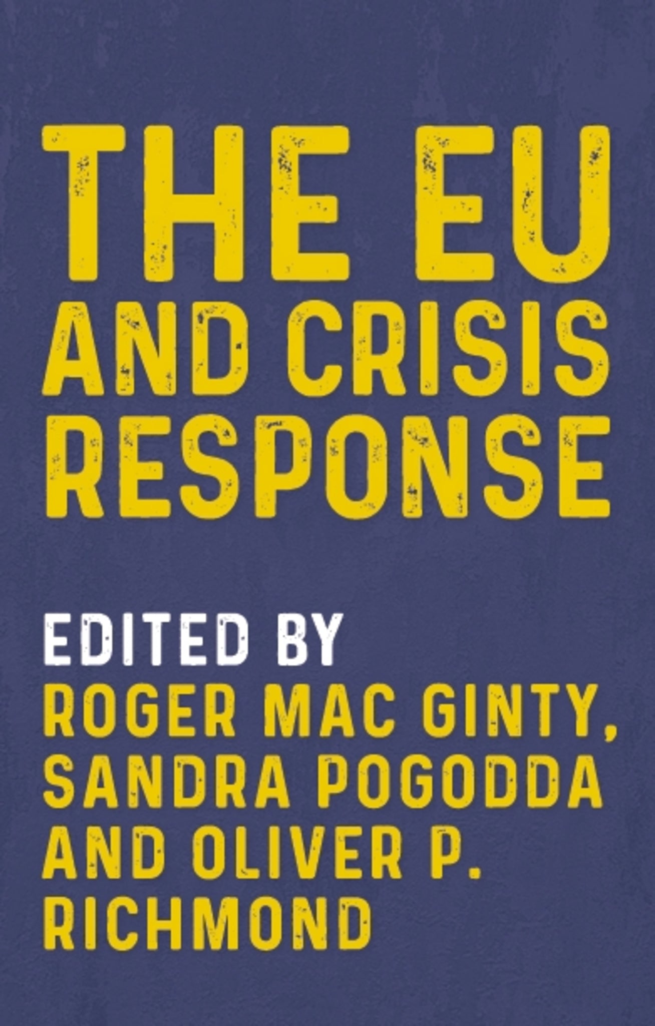 Cover image for The EU and crisis response ISBN 9781526164797